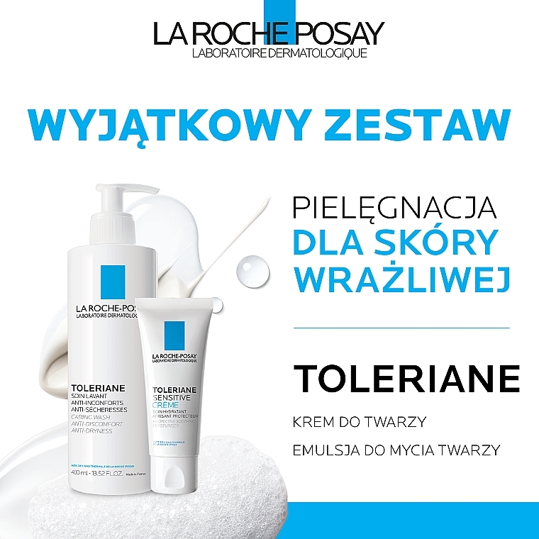 Gesichtspflegeset - La Roche-Posay Toleriane (Creme-Gel/400 ml + Creme/40 ml) — Bild N4