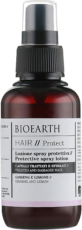 Spray zum Schutz von geschädigtem Haar  - Bioearth Hair Protective Spray-Lotion — Bild N1