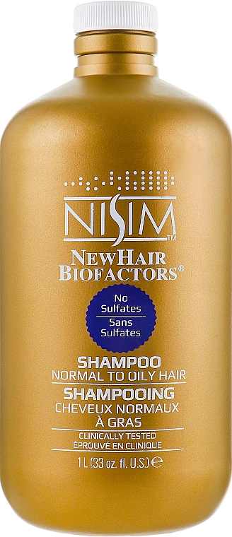 Shampoo gegen Haarausfall für normales bis fettiges Haar - Nisim NewHair Biofactors Shampoo — Bild N6