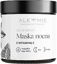 Nachtmaske für das Gesicht mit Vitamin C - Alkmie Get Up Bright  — Bild N1