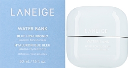 Laneige Water Bank Blue Hyaluronic Cream Moisturizer Hydrate and Nourish - Feuchtigkeitsspendende Gesichtscreme mit Hyaluron — Bild N1