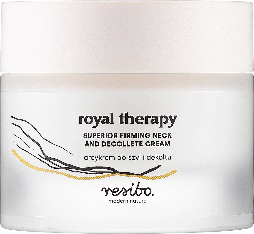 Creme für Hals und Dekolleté - Resibo Royal Therapy Superior Firming And Decollete Cream — Bild N1