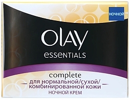 Düfte, Parfümerie und Kosmetik Nachtcreme mit Vitaminen und Antioxidantien - Olay Complete Night Cream