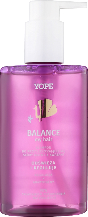 Ausgleichendes Shampoo für fettige Kopfhaut - Yope Balance — Bild N1