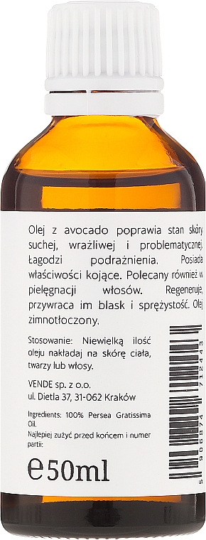 Beruhigendes Öl mit Avocado - Maudi — Bild N2