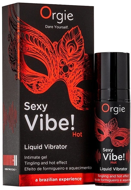 Aufregendes Gel mit wärmender Wirkung - Orgie Sexy Vibe! Hot Liquid Vibrator Intimate Gel — Bild N2