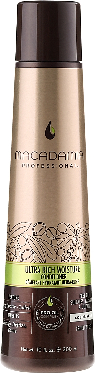 Feuchtigkeitsspendende Haarspülung für Damen und Herren - Macadamia Natural Oil Ultra Rich Moisture Conditioner — Bild N1