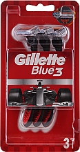 Set Männerrasierer 3 St. - Gillette Blue 3 Red — Bild N1