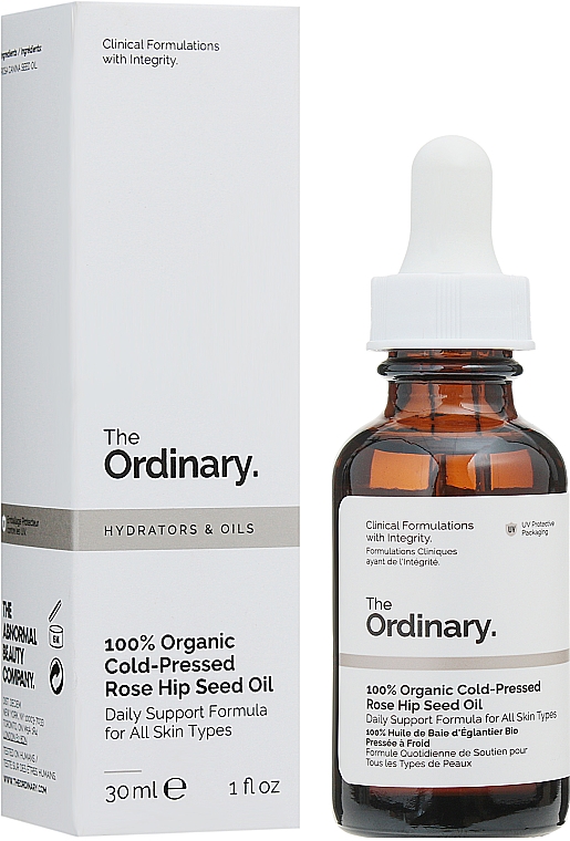 100% Kaltgepresstes Bio-Hagebuttensamenöl - The Ordinary Hydrators & Oils 100% Organic Cold-Pressed Rose Hip Seed Oil — Bild N1
