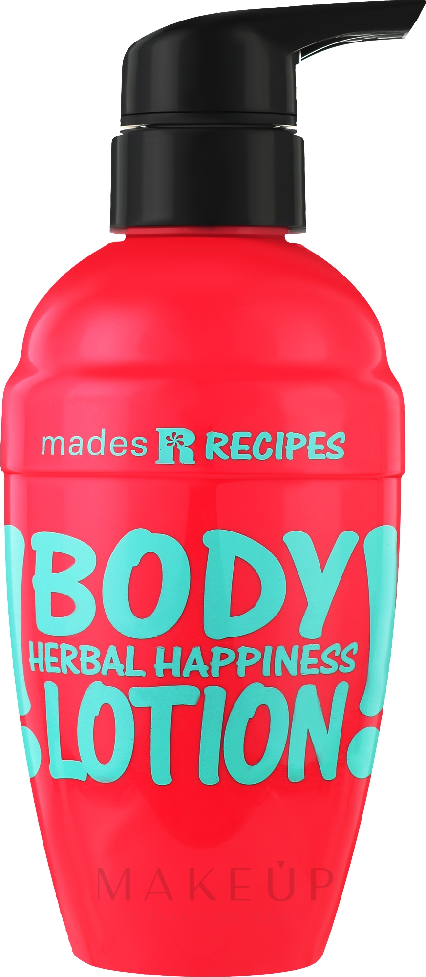 Körperlotion mit Kräuterextrakt - Mades Cosmetics Recipes Herbal Happiness Body Lotion — Bild 350 ml