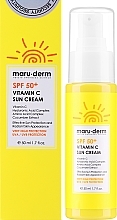 Sonnenschutzcreme für das Gesicht mit Vitamin C  - Maruderm Cosmetics Vitamin C Sun Cream SPF 50  — Bild N2