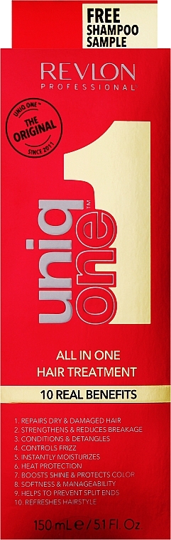 Haarpflegeset - Revlon Professional Uniq One (Haarmaske 150ml + Haarshampoo 20ml) — Bild N1