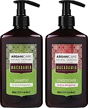 Haarpflegeset - Arganicare Macadamia (Shampoo 400ml + Conditioner 400ml) — Bild N2