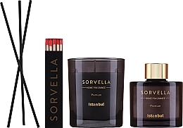Duftset - Sorvella Perfume Home Fragrance Istanbul (Raumerfrischer 120ml + Duftkerze 170g) — Bild N2