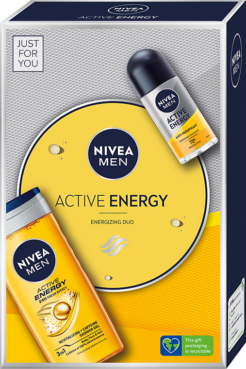 Set für Männer - Nivea Active Energy Energizing Duo  — Bild N3