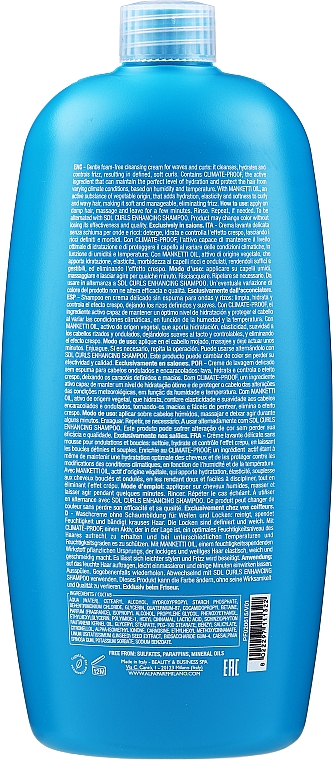 Feuchtigkeitsspendende Haarspülung für lockiges Haar - Alfaparf Semi Di Lino Curls Hydrating Co-Wash Conditioner — Bild N4