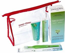 Düfte, Parfümerie und Kosmetik Set - Swiss Denta (Zahnpasta 75ml + Zahnbürste 1St. + Mundspülung 400ml + Zahngel 18ml)