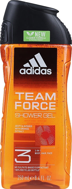 Adidas Team Force Shower Gel 3-In-1 - Duschgel — Bild N1