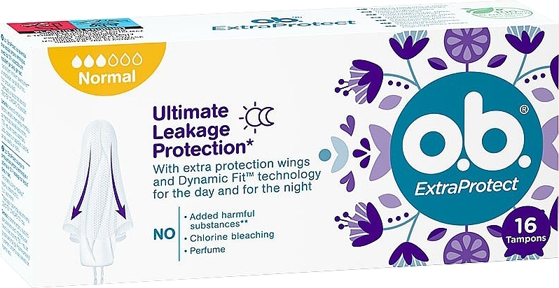 Tampons Normal 16 St. - O.b. Extra Protect Normal — Bild N1