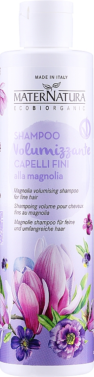 Shampoo für umfassendes Volumen - MaterNatura Magnolia Volumising Shampoo — Bild N1