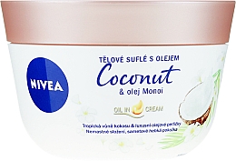 Düfte, Parfümerie und Kosmetik Körpersouffle mit Kokosnuss und Monoi-Öl - Nivea Body Souffle Coconut & Monoi Oil