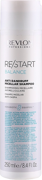 Anti-Schuppen Mizellen-Shampoo - Revlon Professional Restart Balance Anti-Dandruff Micellar Shampoo — Bild N1