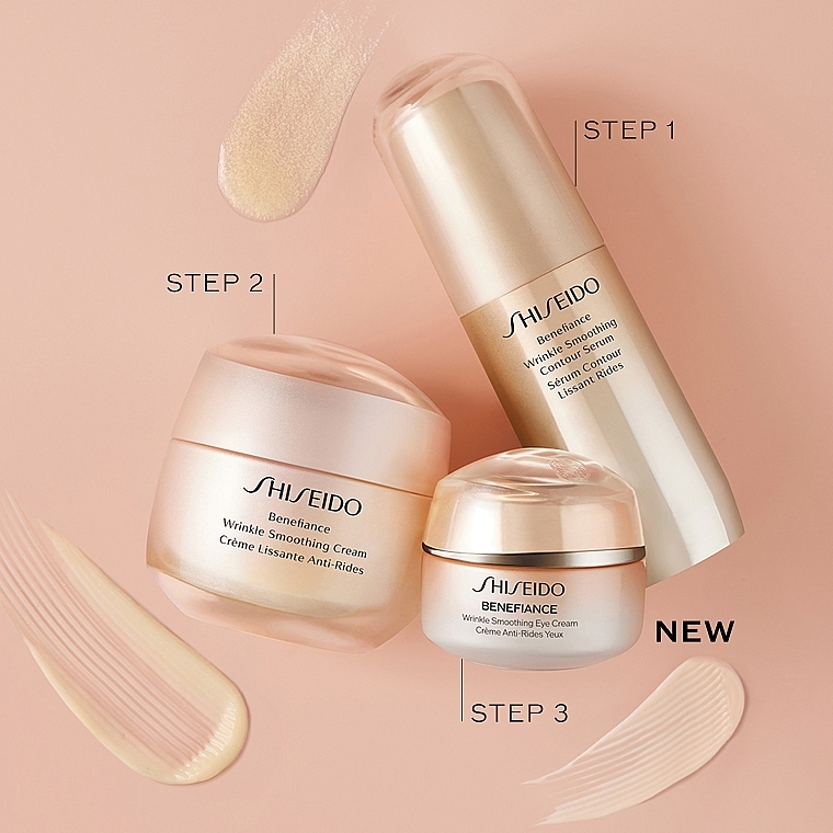 Augencreme - Shiseido Benefiance ReNeuraRED Technology Wrinkle Smoothing Eye Cream — Bild N9