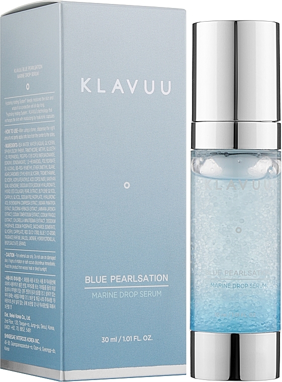 Feuchtigkeitsspendendes Gesichtsserum mit Meereskollagen - Klavuu Blue Pearlsation Marine Drop Serum — Bild N4