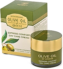 Düfte, Parfümerie und Kosmetik Tagescreme für normale bis trockene Haut mit Olivenöl - BioFresh Olive Oil Of Greece Express Comfort Day Care Cream
