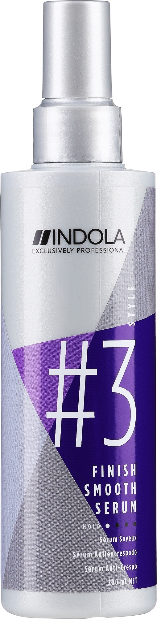 Pflegendes, glättendes Haarserum für widerspenstiges Haar mit antistatischer Wirkung - Indola Professional Innova Finish Smooth Serum — Bild 200 ml