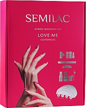 Düfte, Parfümerie und Kosmetik Maniküre-Set - Semilac Love Me Customized Manicure Kit