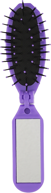 Haarbürste mit Spiegel 499426 violett - Inter-Vion — Bild N1
