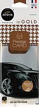 Auto-Lufterfrischer mit Zellulose-duft Gold - Aroma Car Prestige Card — Bild N1