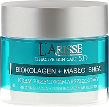 Anti-Aging Gesichtscreme mit Bio Kollagen und Sheabutter 55+ - Ava Laboratorium L'Arisse 5D Anti-Wrinkle Cream Bio Collagen + Shea Butter — Foto N2