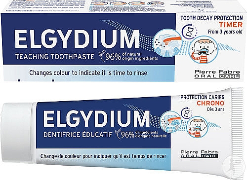 Zahnpasta für Kinder ab 3 Jahren - Elgydium Timer — Bild N1