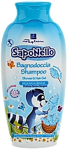 Düfte, Parfümerie und Kosmetik Shampoo und Badeschaum für Kinder - SapoNello Shower and Hair Gel Cotton Candy