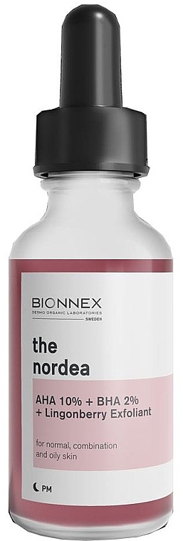 Gesichtspeeling - Bionnex The Nordea AHA 10% + BHA 2% + Lingonberry Exfoliant — Bild N2