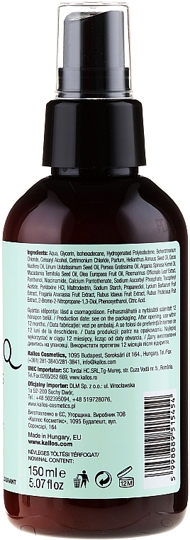 Revitalisierendes Haarspray mit Pflanzenextrakt - Kallos Cosmetics Botaniq Superfruits Hair Renewing Spray — Bild N4
