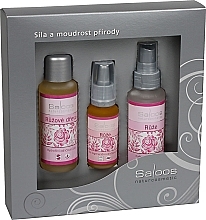 Düfte, Parfümerie und Kosmetik Körperpflegeset Rose - Saloos (oil/50ml + water/50ml + oil/20ml)