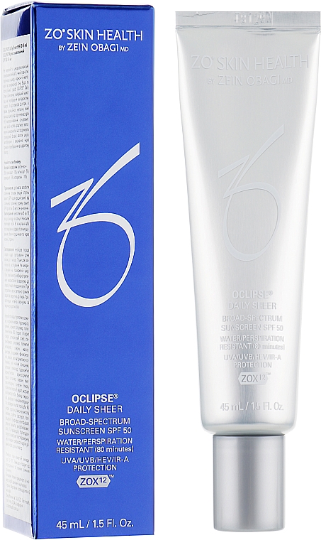 Sonnenschutzcreme für das Gesicht - Zein Obagi Zo Skin Health Oclipse Daily Sheer SPF 50 — Bild N6