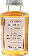 Düfte, Parfümerie und Kosmetik Duschgel Frischer schwarzer Pfeffer - Depot 601 Gentle Body Wash Fresh Black Pepper