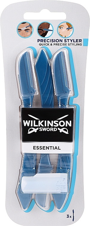 Rasierer für Augenbrauen und Gesicht 3 St. - Wilkinson Sword Essential  — Bild N1