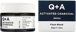 Düfte, Parfümerie und Kosmetik Detox-Gesichtsmaske mit Aktivkohle - Q+A Activated Charcoal Face Mask
