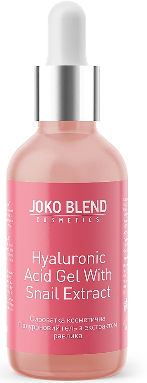 Serum-Gel für das Gesicht mit Hyaluronsäure und Schneckenextrakt - Joko Blend Hyaluronic Acid Gel With Snail Extract — Bild N1