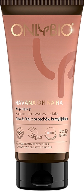 Bräunungslotion für Gesicht und Körper - Only Bio Havana Oh Na Na Bronzing Balm — Bild N1