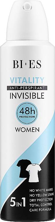 Deospray Antitranspirant - Bi-Es Woman Vitality Anti-Perspirant Invisible — Bild N1