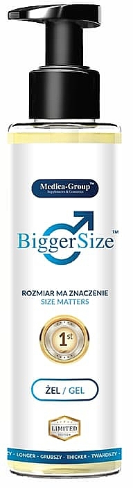 Intimgel für Penisvergrößerung - Medica-Group Bigger Size Gel — Bild N1