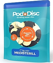 Düfte, Parfümerie und Kosmetik Ersatzscheiben für Pediküre-Disk M 80/20 mm - Clavier Medisterill PodoDisc 