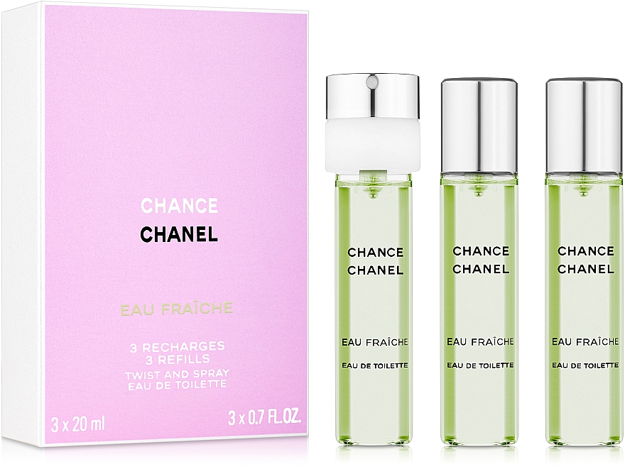 Chanel Chance Eau Fraiche - Eau de Toilette (3x20ml Refill) — Foto N1