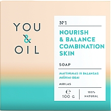 Düfte, Parfümerie und Kosmetik Pflegende Seife für Mischhaut - You & Oil Nourish & Balance Combination Skin